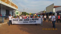 08/09/2015 - Escolas participaram com destaque do desfile de 07 de Setembro 