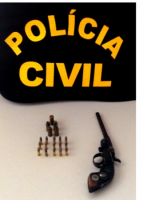 28/11/2015 - Operação da Polícia Civil prende homem por posse ilegal de arma de fogo em Santa Terezinha  