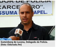 23/01/2016 - Delegado denuncia situação precária de presos na delegacia de Vila Rica; veja vídeo 