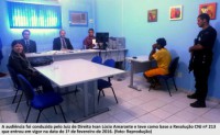 03/02/2016 - Comarca de São Félix do Araguaia realiza primeira Audiência de Custódia  