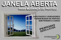 02/03/2016 - Dia 02 abre a janela para deputados e vereadores mudarem de partido 