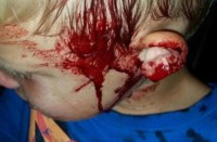 21/04/2016 - Mãe salva menino de ser devorado por cobra de 3 metros enquanto ele dormia 