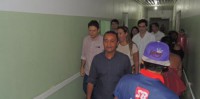 27/04/2016 - Prefeito visita obras de adequação e modernização no pronto socorro de Barra do Garças, UTI com 10 leitos deverá ser entregue na quinta 