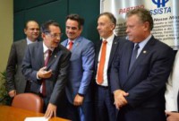 12/05/2016 - Blairo filia-se ao PP e cita prioridades como 'ministro' 