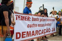 26/05/2016 - Kanela do Araguaia (MT) têm aldeia ameaçada de expulsão e liderança faz apelo às autoridades  