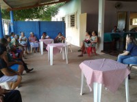 03/06/2016 - Grupo de Convivência da Melhor Idade recebe palestra sobre Saúde Bucal 