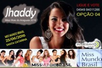 09/06/2016 - Garota de Nova Xavantina está concorrendo ao título de Miss Mundo Brasil 