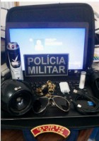 15/06/2016 - Homem com objetos furtados é preso pela Polícia Militar em Confresa