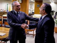 14/10/2016 - Presidente Temer anuncia a Taques o pagamento do FEX 