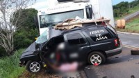 23/02/2017 - Ribeirão Cascalheira: Acidente na BR-158 mata casal donos de funerária 
