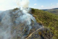 19/04/2017 - Fechado após fogo, parque Serra Azul terá plano de combate a incêndio florestal 