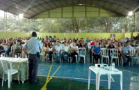 23/05/2017 - PMs do CR 10 de Vila Rica realizam palestra sobre valorização da vida para pais e alunos do IFMT de Barra do Garças  