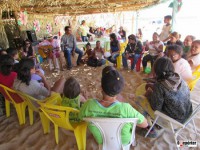 21/07/2017 - CAPS de São Félix do Araguaia desenvolve atividades de socialização com pacientes na Praia do Morro