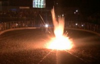 04/10/2017 - Criança ferida por artefato em Exposição Agropecuária de Bom Jesus do Araguaia passará por cirurgia; mais duas pessoas tiveram alta 