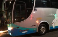 16/01/2018 - Ônibus com passageiros é atingido por tiros após deixar rodoviária de Palmas com destino a Vila Rica  