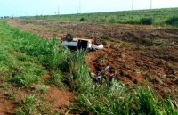 17/01/2018 - Três morrem em colisão de moto com automóvel na BR-158 