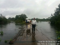 07/02/2018 - São Félix do Araguaia: Presidente da Câmara de Vereadores e Secretário de Obras de São Félix do Araguaia visitam Assentamento Carnaúba  