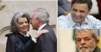 05/04/2018 - Carmén Lúcia que salvou Aécio com voto decisivo, manda Lula para prisão 