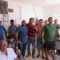 26/01/2016 - Falta de energia em São Félix do Araguaia torcedores lotam açougue para assistir Corinthians e Flamengo 
