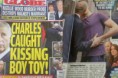 03/06/2016 - Revista mostra beijo entre príncipe Charles e rapaz 