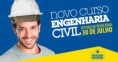 21/07/2016 - Faculdade Cathedral anuncia abertura de inscrições para o Vestibular do Curso de Engenharia Civil