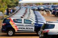 28/07/2016 - Novas viaturas vão reforçar policiamento em todo estado 