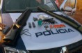 14/06/2017 - Força Tática prende 2 homens com armas de fogo e munições na zona rural de Santa Terezinha  